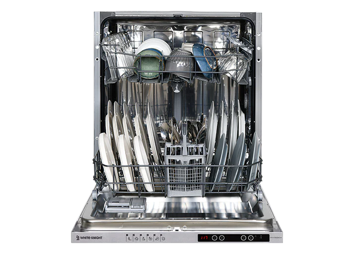 White Knight WK-AT60BIDW Full Size Integrated Dishwasher