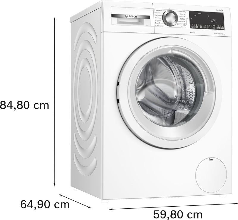 Bosch Series 4 WNA144V9GB 9/5kg 1400rpm Freestanding Washer Dryer