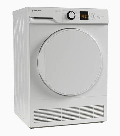 White Knight WK-AT9CW 9kg Condenser Tumble Dryer – Sensor Drying – White (B Rated)