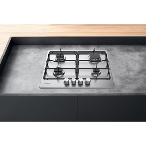 Hotpoint PPH60PFIXUK Gas Hob Stainless Steel