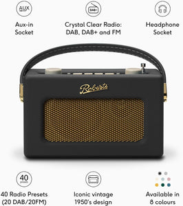Roberts Radio Revival Uno BT DAB Radio | Black