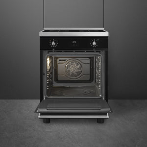 Smeg Concert Classic C6IPBLT2 Single Cavity Induction Range-Style Cooker Black