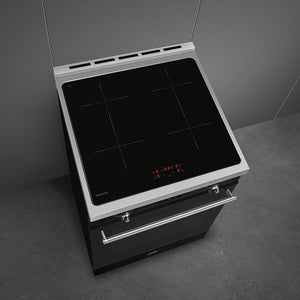 Smeg Concert Classic C6IPBLT2 Single Cavity Induction Range-Style Cooker Black