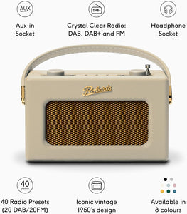 Roberts Radio Revival Uno BT DAB Radio | Pastel Cream