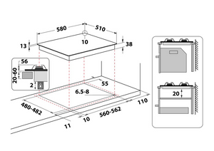 Hotpoint PPH60PFIXUK Gas Hob Stainless Steel