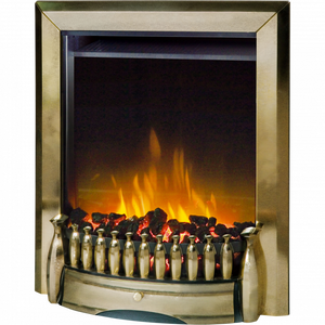 Dimplex EBY15AB-LED Exbury Optiflame Electric Fire Antique Brass - DB Domestic Appliances