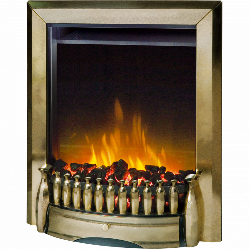 Dimplex EBY15AB-LED Exbury Optiflame Electric Fire Antique Brass - DB Domestic Appliances