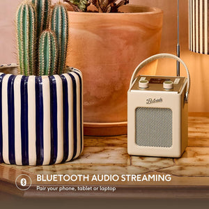 Roberts Radio Revival Mini 2 DAB Radio | Pastel Cream