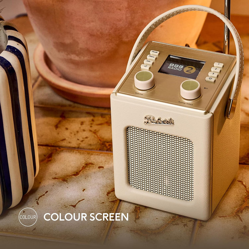 Roberts Radio Revival Mini 2 DAB Radio | Pastel Cream