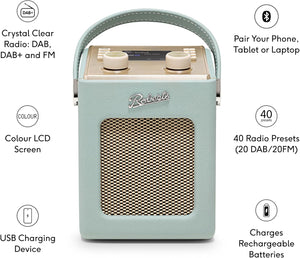 Roberts Radio Revival Mini 2 DAB Radio | Duck Egg