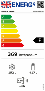 Fisher & Paykel RF540ADUX5 American Fridge Freezer - DB Domestic Appliances