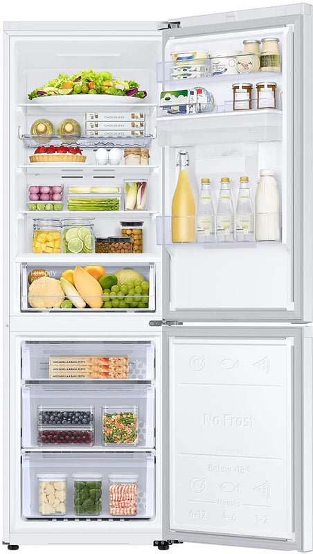 Samsung RB34C632EWW Freestanding 70/30 White Fridge Freezer
