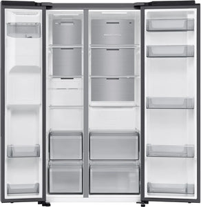 Samsung Series 6 SpaceMax RS70F64KDTEU Silver Plumbed American Fridge Freezer