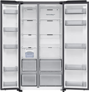 Samsung Bespoke AI Series 7 SpaceMax RS70F67QCTEU Silver American Fridge Freezer