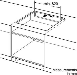 Neff N90 T69FUV4L0 90cm Black Induction Hob