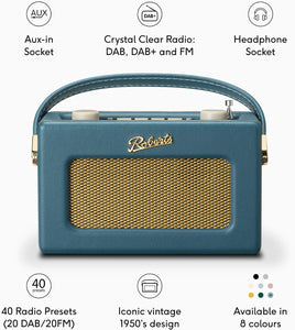 Roberts Radio Revival Uno BT DAB Radio | Teal Blue