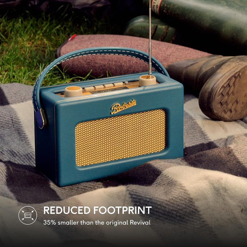 Roberts Radio Revival Uno BT DAB Radio | Teal Blue