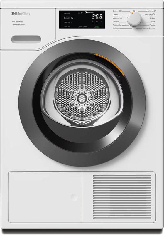 Miele TEC645WP 8kg Heat Pump Tumble Dryer
