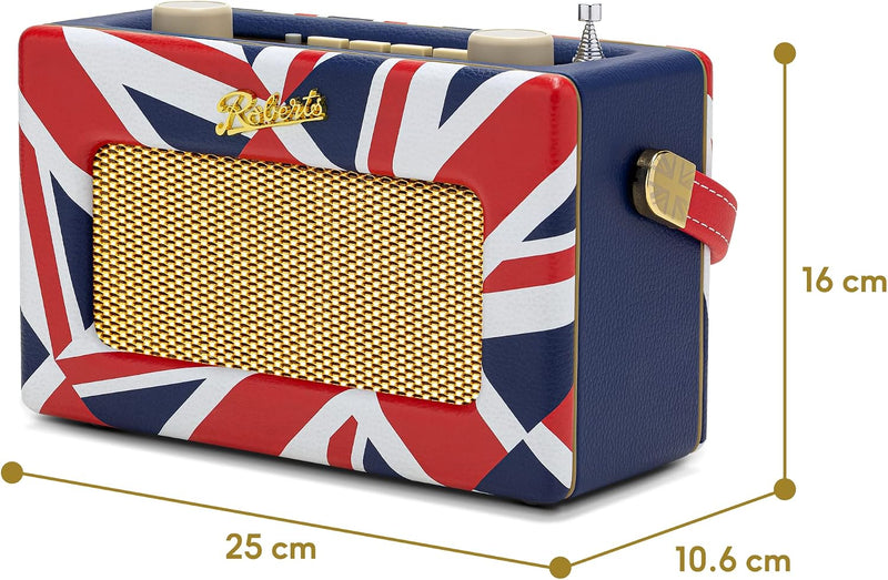 Roberts Radio Revival Uno BT DAB Radio | Limited Edition Union Jack