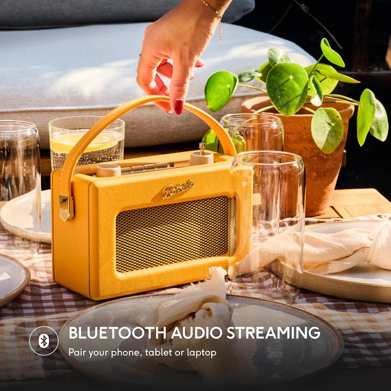 Roberts Radio Revival Uno BT DAB Radio | Sunburst Yellow