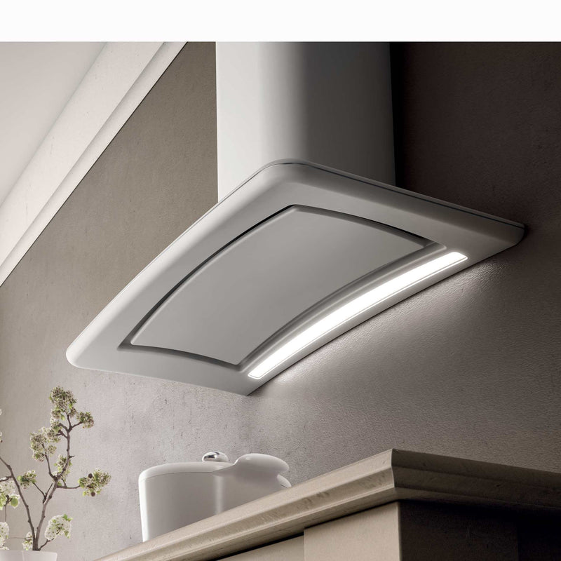 Elica Dolce-WH 850cm Ceiling Cooker Hood - DB Domestic Appliances