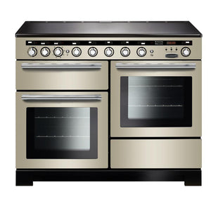 Rangemaster Encore Deluxe 110cm Induction Range Cooker Ivory with Chrome
