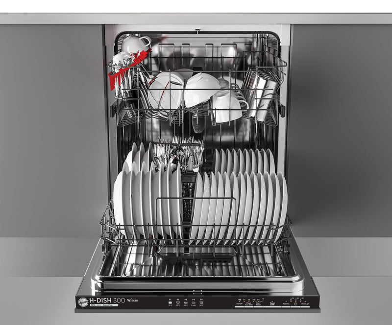 Hoover HRIN 2L360PB-80 Full Size Integrated Dishwasher