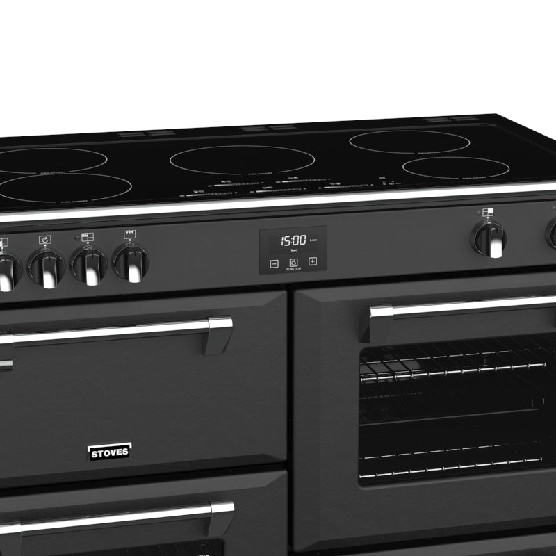 Stoves Richmond Deluxe S1100EI 110cm Induction Range Cooker 444410986 Anthracite