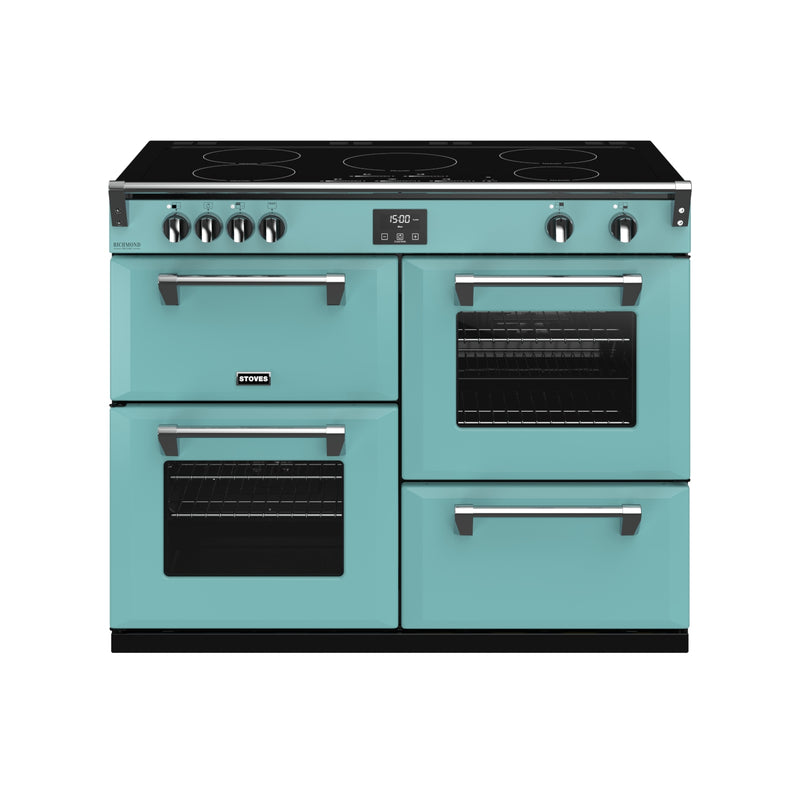Stoves Richmond Deluxe S1100EI 110cm Induction Range Cooker 444410989 Country Blue