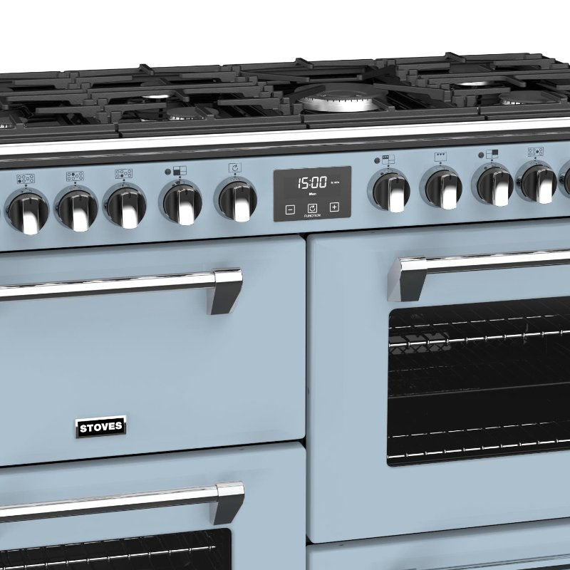 Stoves Richmond Deluxe S1100DF 110cm Dual Fuel Range Cooker 444411410 Bright Skies