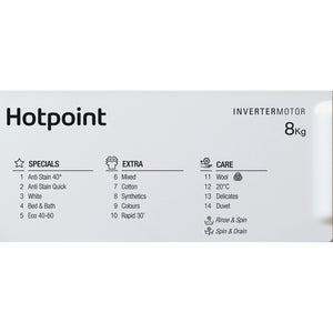 Hotpoint BIWMHG81484 Integrated Washing Machine