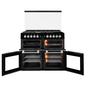 Leisure Chefmaster 100cm Dual Fuel Range Cooker Black CC100F521K
