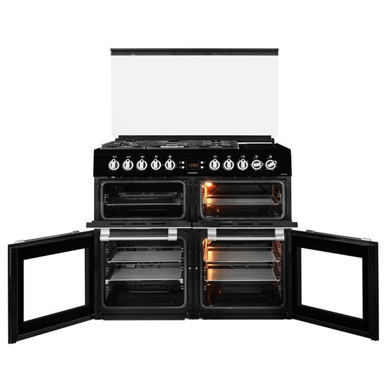Leisure Chefmaster 100cm Dual Fuel Range Cooker Black CC100F521K