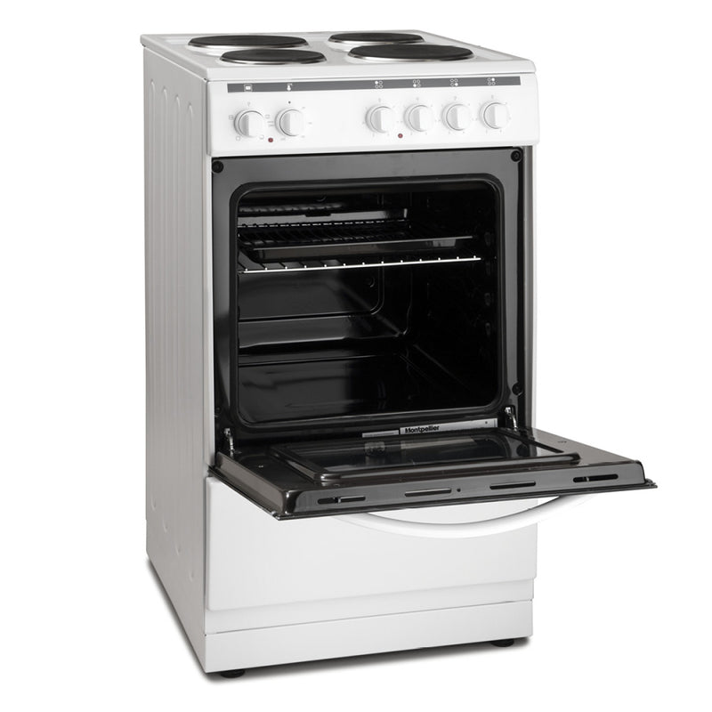 Montpellier MSE46W Freestanding Electric Cooker - DB Domestic Appliances