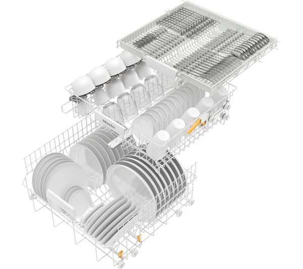 Miele G5210SC Full Size Freestanding Dishwasher - Silver