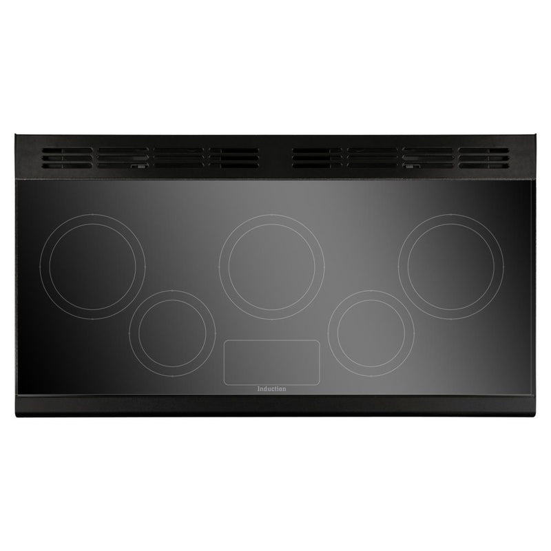 Rangemaster Classic Deluxe 110cm Induction Range Cooker Slate with Chrome