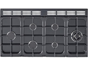 Rangemaster Professional Plus 110cm Gas Range Cooker Stainless Steel with Chrome