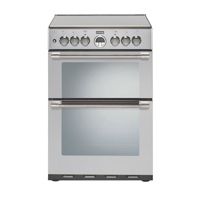 Stoves Sterling 444440989 Freestanding Dual Fuel Cooker Stainless Steel - DB Domestic Appliances