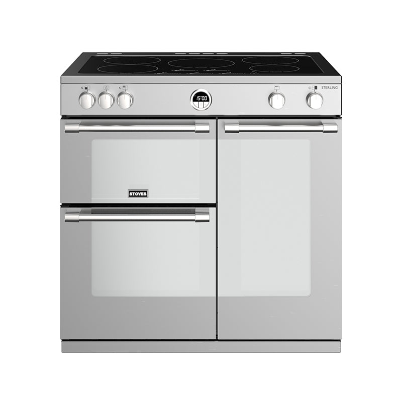 Stoves Sterling S900EI 90cm Induction Range Cooker 444444488 Stainless Steel