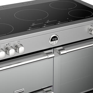 Stoves Sterling Deluxe S1000EI 100cm Induction Range Cooker 444444950 Stainless Steel