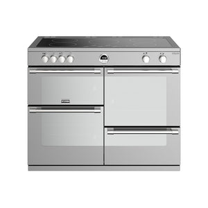 Stoves Sterling Deluxe S1100EI 110cm Induction Range Cooker 444444960 Stainless Steel