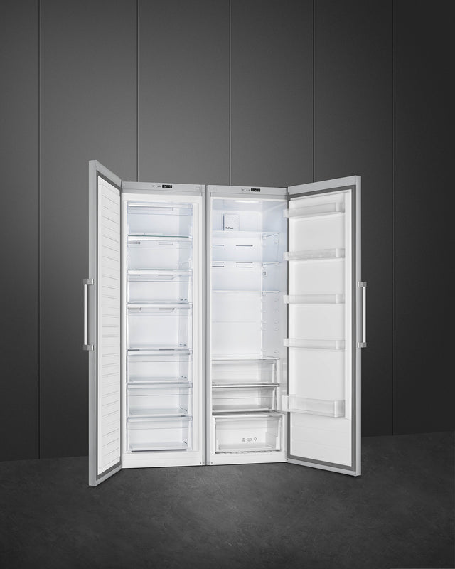 Smeg UKFF18EN2HX Freestanding Tall Freezer - DB Domestic Appliances