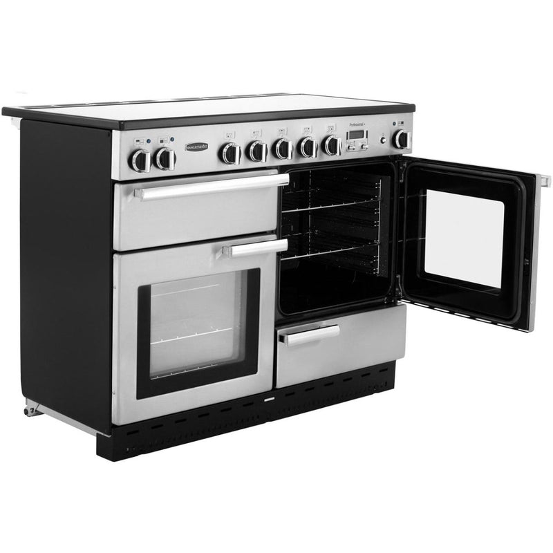 Rangemaster Professional Plus 110cm Induction Range Cooker Stainless Steel with Chrome