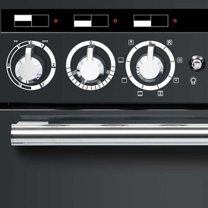Rangemaster Encore Deluxe 100cm Dual Fuel Range Cooker Slate with Chrome