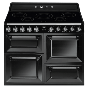 Smeg Victoria TR4110IBL2 110cm Induction Range Cooker Black - DB Domestic Appliances